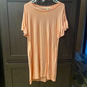 M Riah fashion peach dress